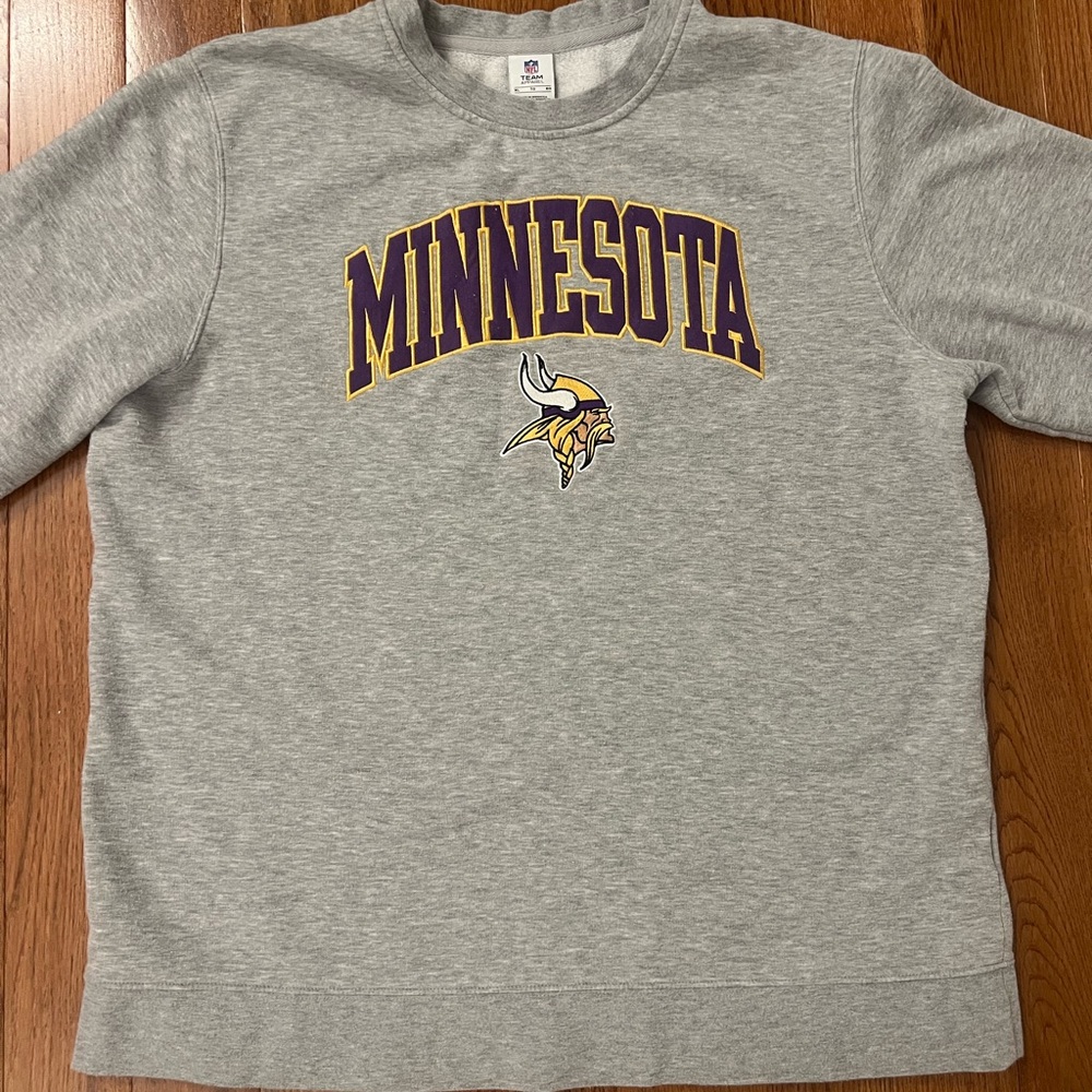 NFL Gray Minnesota Vikings Sweatshirt
